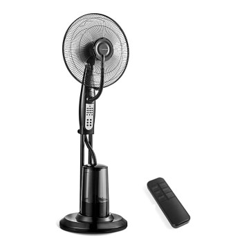 Aigostar - Floor fan with water spray 75W/230V + RC