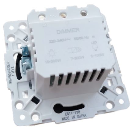 Aigostar - Frameless Dimmer Switch 250V/10A, Black