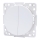 Aigostar - Frameless Double Light Switch No. 5 White