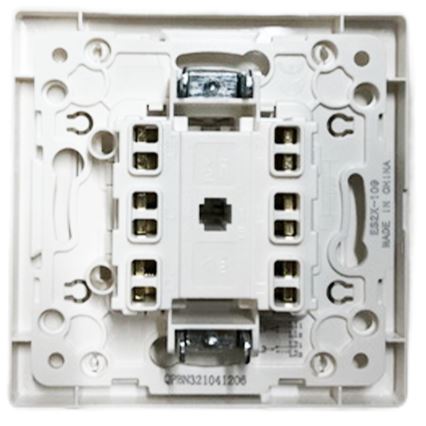 Aigostar - Frameless Double Switch 6+6, White