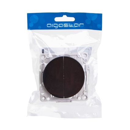 Aigostar - Frameless Double Switch No. 5, Black