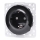 Aigostar - Frameless SCHUKO Wall Socket 250V/16A, Black