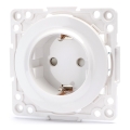 Aigostar - Frameless SCHUKO Wall Socket 250V/16A, White