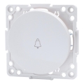 Aigostar - Frameless Single Bell Push, White