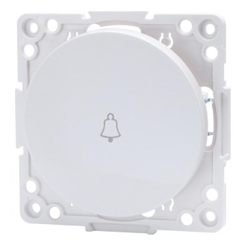 Aigostar - Frameless Single Bell Push, White