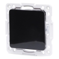 Aigostar - Frameless single-gang switch č. 6 black