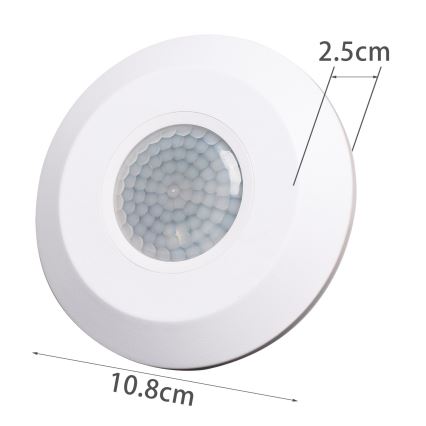 Aigostar - Infrared motion sensor 230V white