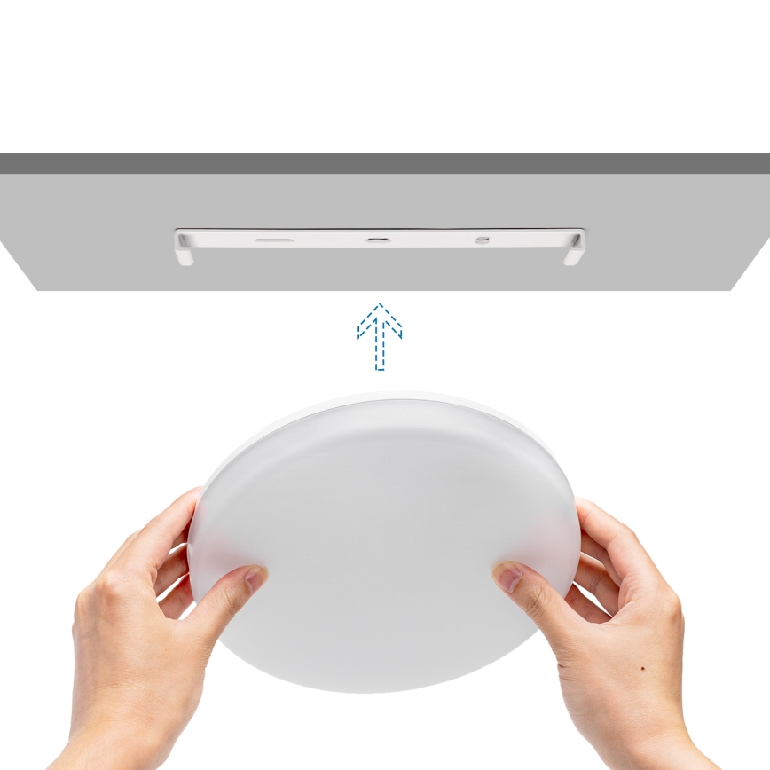 Aigostar - LED Dimmable bathroom ceiling light LED/18W/230V 3000-6000K IP54 + remote control