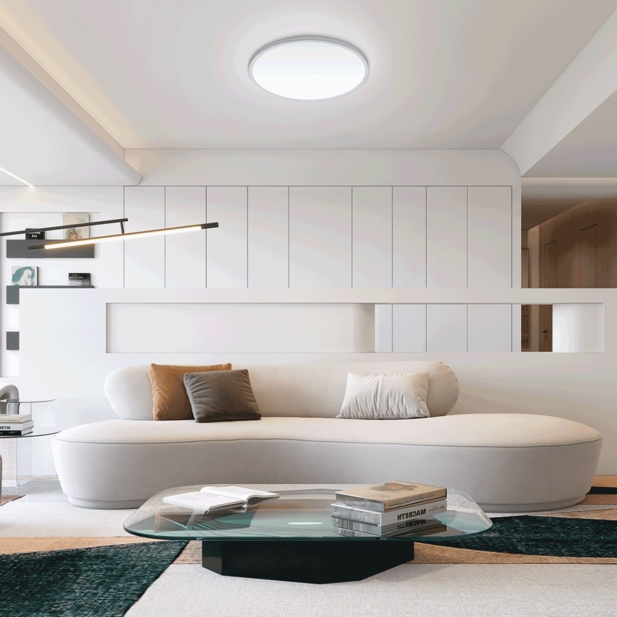 Aigostar - LED Bathroom ceiling light LED/40W/230V 6500K d. 54 cm IP44