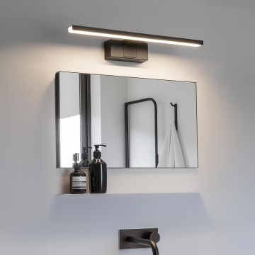 Aigostar - LED Bathroom Mirror Light LED/8W/230V 4000K 40 cm IP44 Black
