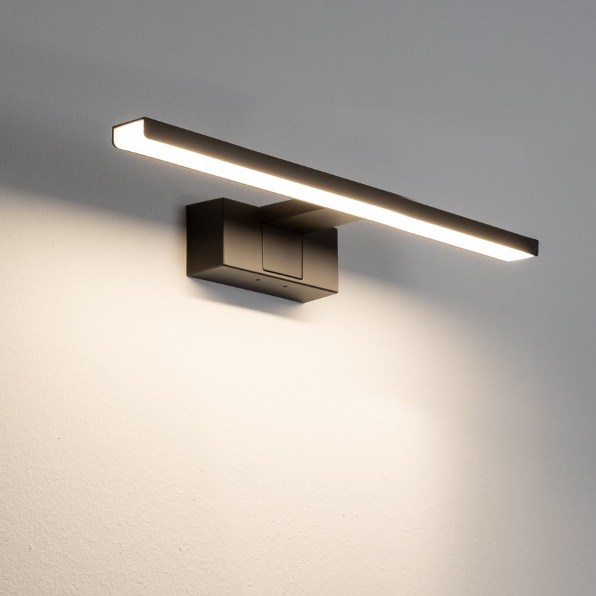 Aigostar - LED Bathroom Mirror Light LED/8W/230V 4000K 40 cm IP44 Black