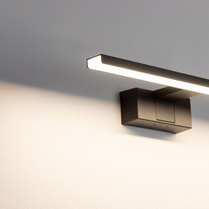 Aigostar - LED Bathroom Mirror Light LED/8W/230V 4000K 40 cm IP44 Black