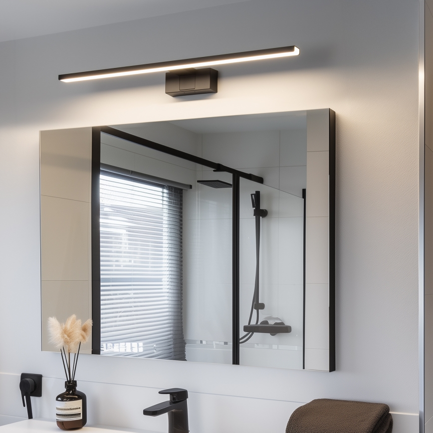 Aigostar - LED Bathroom mirror lighting LED/12W/230V 4000K 60 cm IP44 black