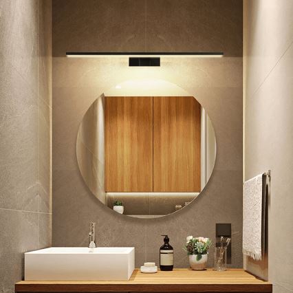 Aigostar - LED Bathroom mirror lighting LED/12W/230V 4000K 60 cm IP44 black