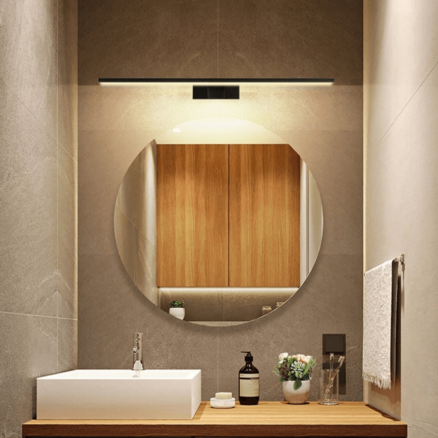 Aigostar - LED Bathroom mirror lighting LED/12W/230V 4000K 60 cm IP44 black