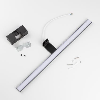 Aigostar - LED Bathroom mirror lighting LED/12W/230V 4000K 60 cm IP44 black
