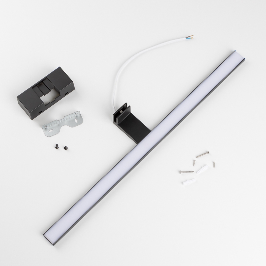 Aigostar - LED Bathroom mirror lighting LED/12W/230V 4000K 60 cm IP44 black