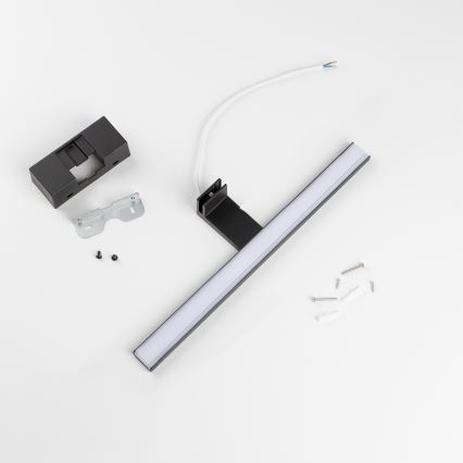 Aigostar - LED Bathroom mirror lighting LED/8W/230V 4000K 40 cm IP44 black