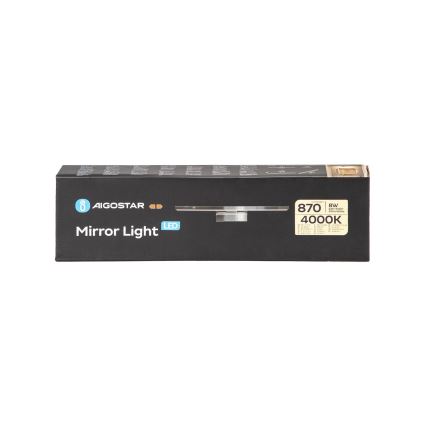 Aigostar - LED Bathroom mirror lighting LED/8W/230V 4000K 40cm IP44
