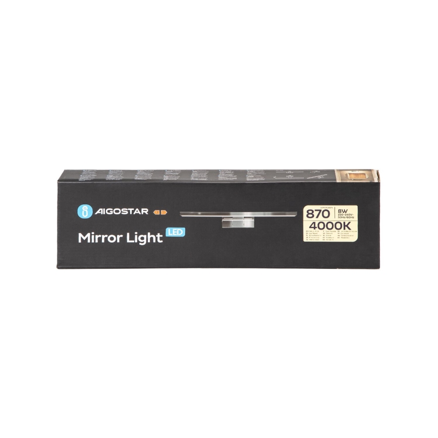 Aigostar - LED Bathroom mirror lighting LED/8W/230V 4000K 40cm IP44