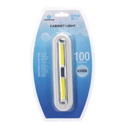 Aigostar - LED cabinet light LED/3xAAA 6500K white