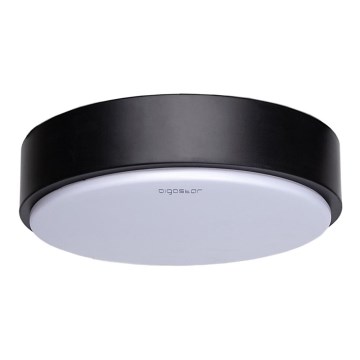 Aigostar - LED Ceiling light LED/12W/230V 3000K d. 23 cm black