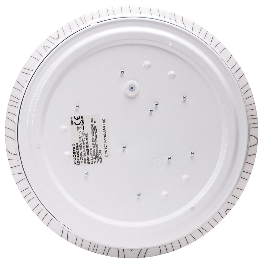 Aigostar - LED Ceiling light LED/12W/230V 3000K d. 26cm