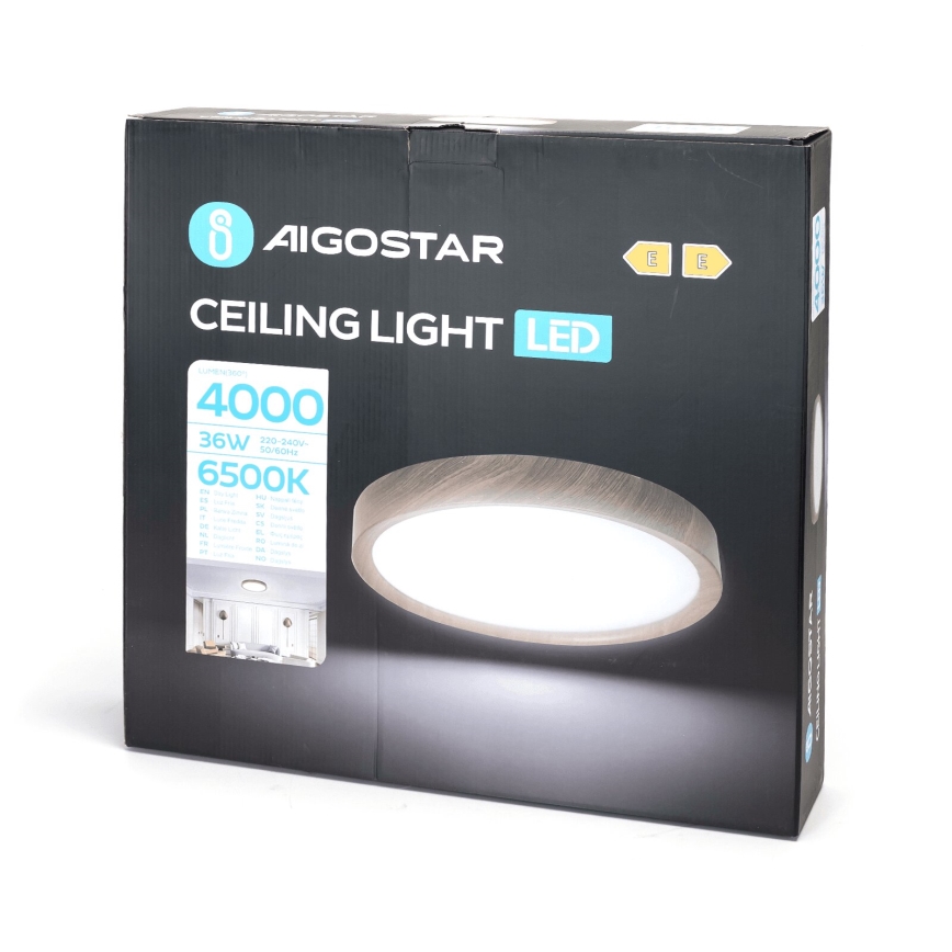Aigostar - LED Ceiling light LED/36W/230V 6500K d. 48,1 cm