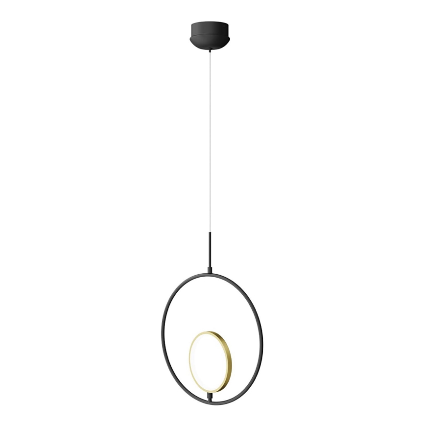 Aigostar - LED Chandelier on a string LED/15W/230V 6500K black/gold