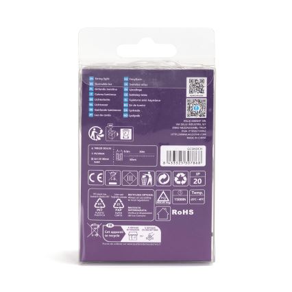 Aigostar - LED Christmas chain 100xLED/3xAA 10,3m cool white