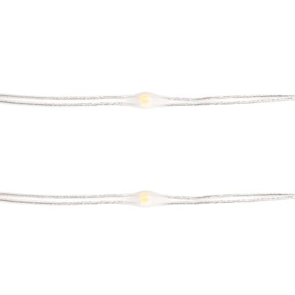 Aigostar - LED Christmas chain 100xLED/3xAA 10,3m multicolor