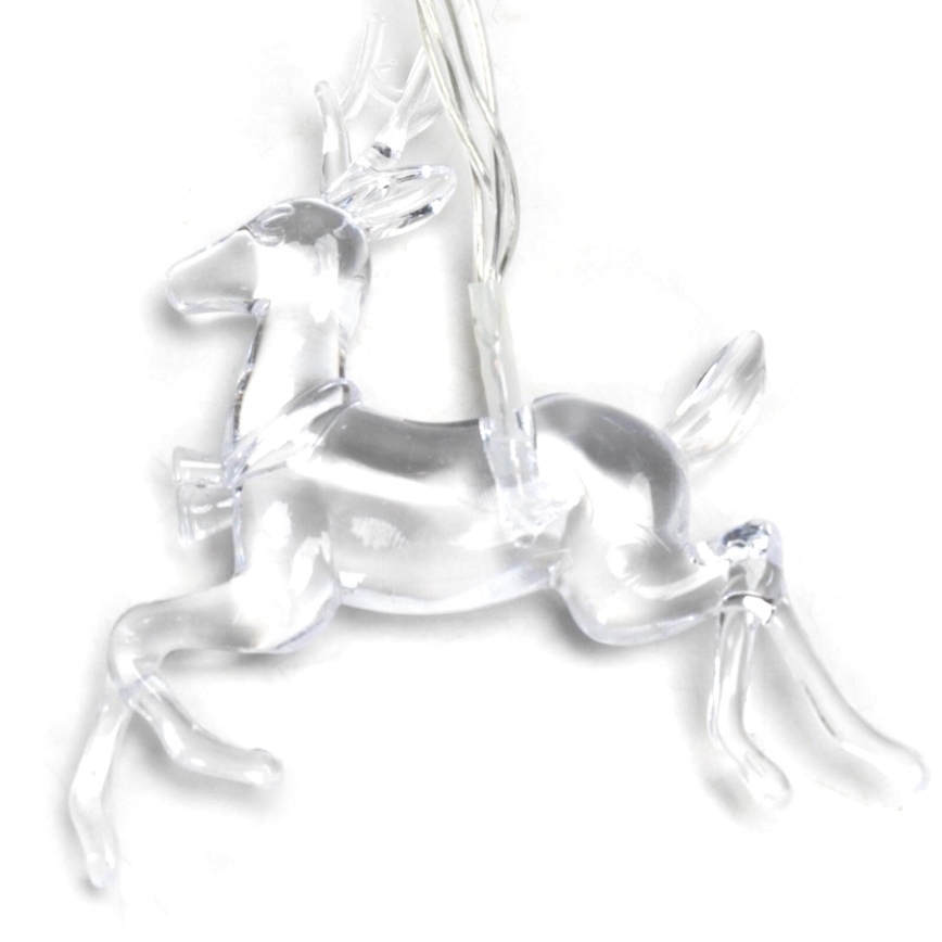 Aigostar - LED Christmas chain 20xLED/3xAA 3,3m reindeers