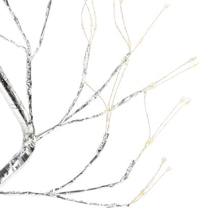 Aigostar - LED Christmas decoration 108xLED/3xAA/8 functions 45cm warm white