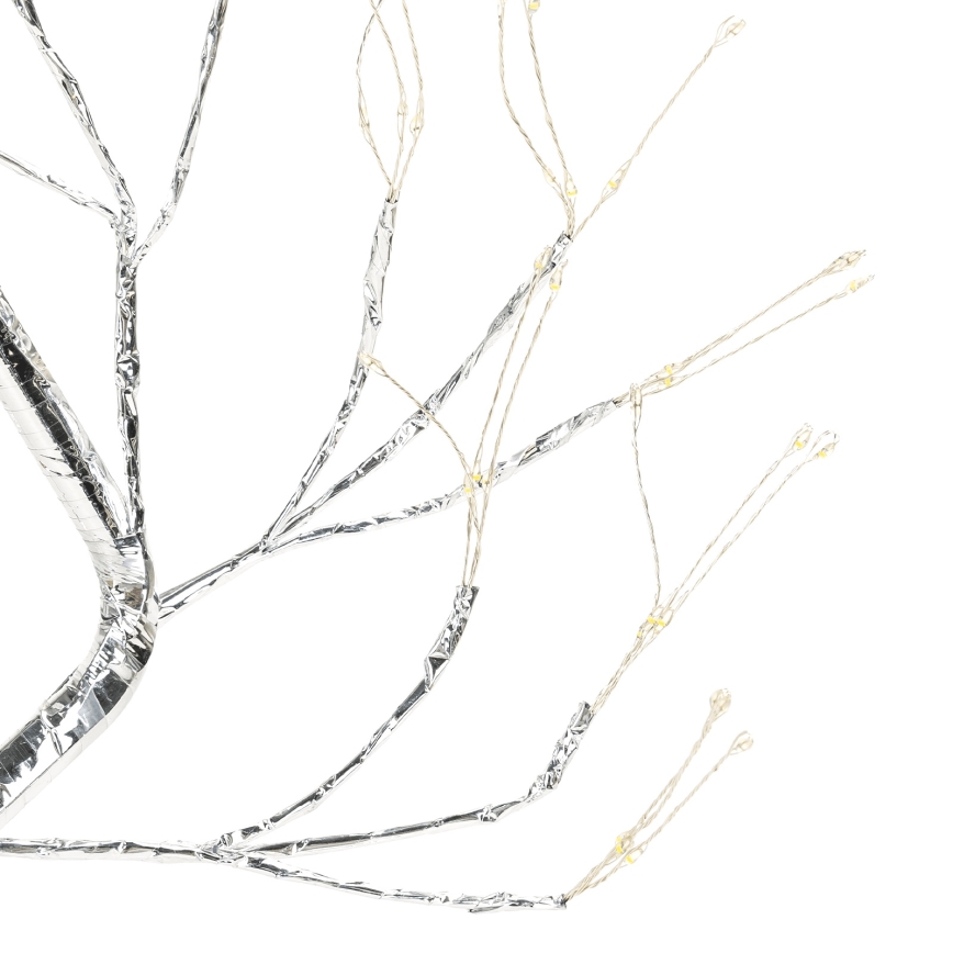 Aigostar - LED Christmas decoration 108xLED/3xAA/8 functions 45cm warm white