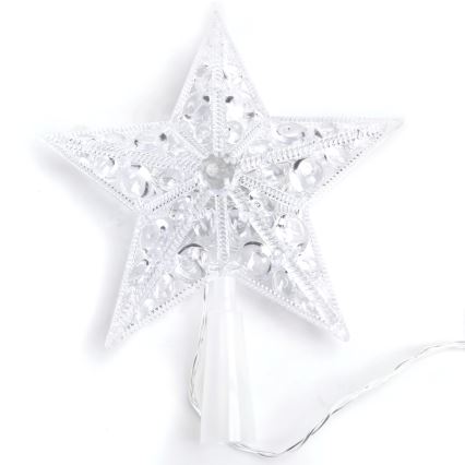 Aigostar - LED Christmas Decoration 16xLED/3xAA Cool White Star