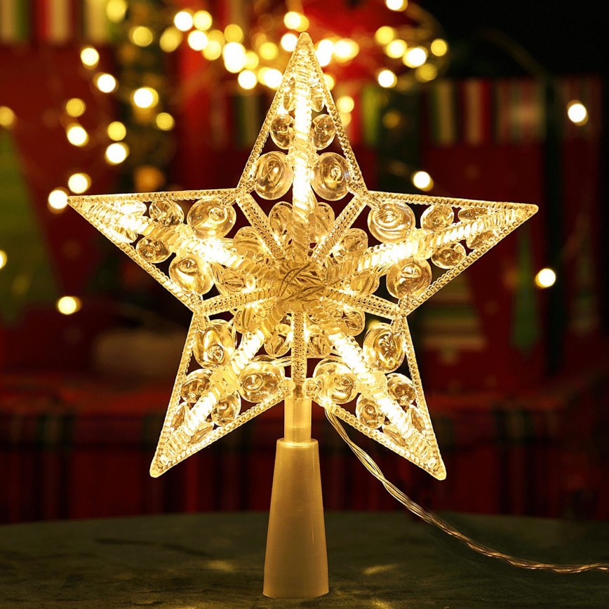 Aigostar - LED Christmas Decoration 16xLED/3xAA Warm White Star