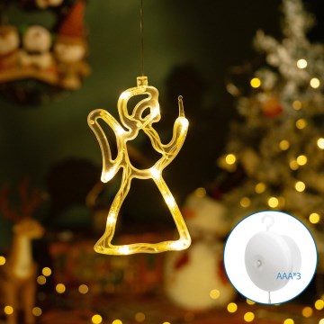 Aigostar - LED Christmas decoration LED/3xAAA angel 21cm