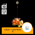 Aigostar - LED Christmas decoration LED/3xAAA Christmas airplane 17cm