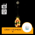 Aigostar - LED Christmas decoration LED/3xAAA snowman 25cm