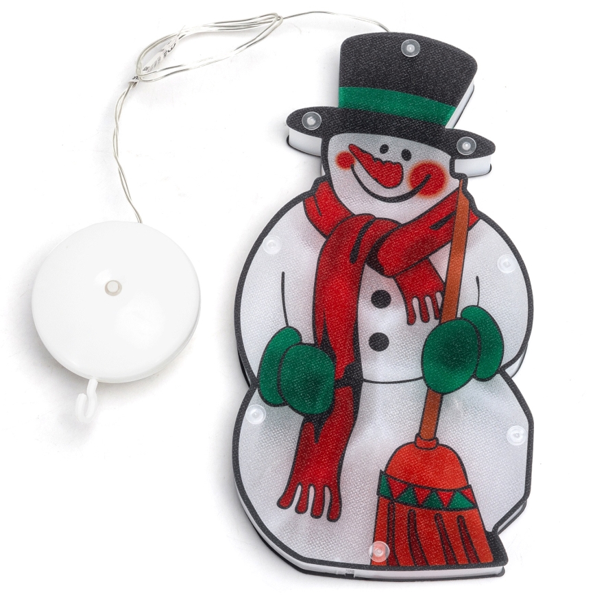 Aigostar - LED Christmas decoration LED/3xAAA snowman 25cm