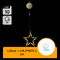 Aigostar - LED Christmas decoration LED/3xAAA star 19cm