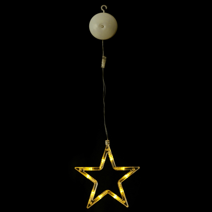 Aigostar - LED Christmas decoration LED/3xAAA star 19cm