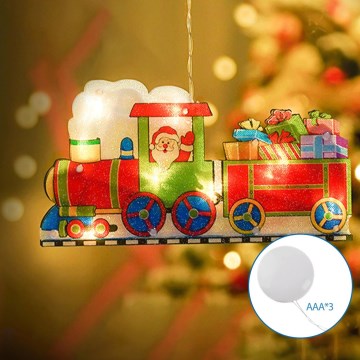Aigostar - LED Christmas decoration LED/3xAAA train 13,4cm