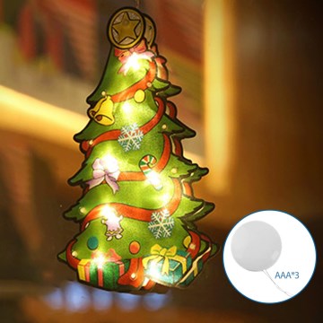 Aigostar - LED Christmas decoration LED/3xAAA tree 15cm