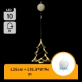 Aigostar - LED Christmas decoration LED/3xAAA tree 20cm