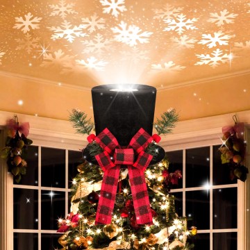 Aigostar - LED Christmas Snowflake Projector LED/5W/230V Cool White Black