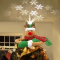 Aigostar - LED Christmas snowflake projector LED/5W/230V cool white reindeer