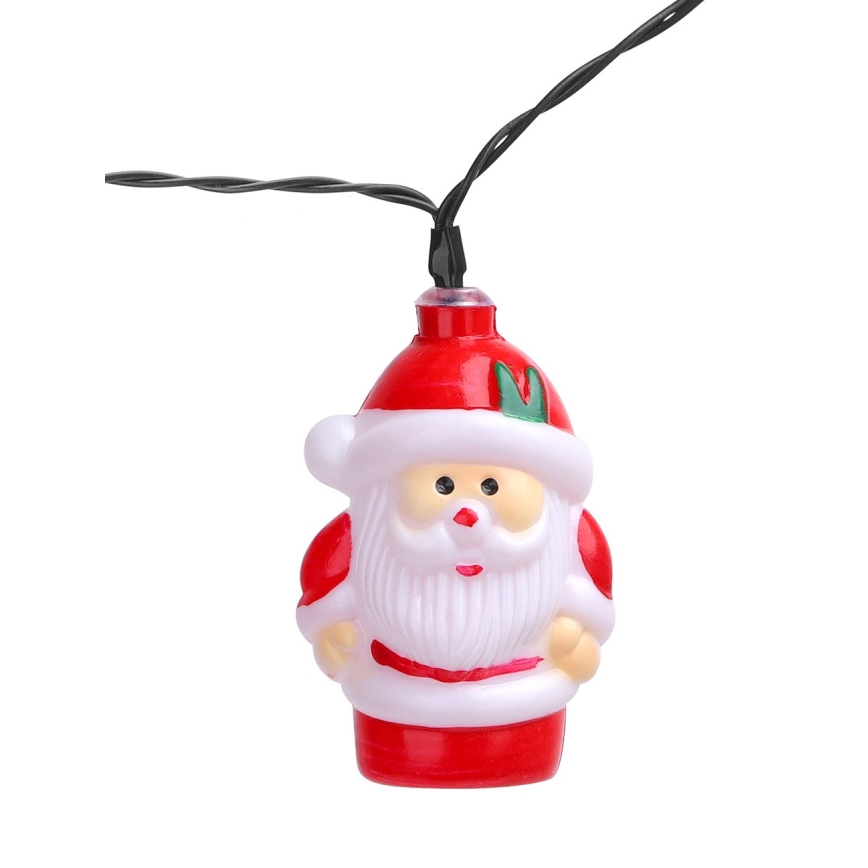 Aigostar - LED Christmas solar chain 10xLED/3,8 m IP44 cool white