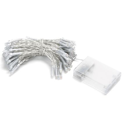 Aigostar - LED Christmas string lights 100 LEDs/3xAA 10.3 m multicolor