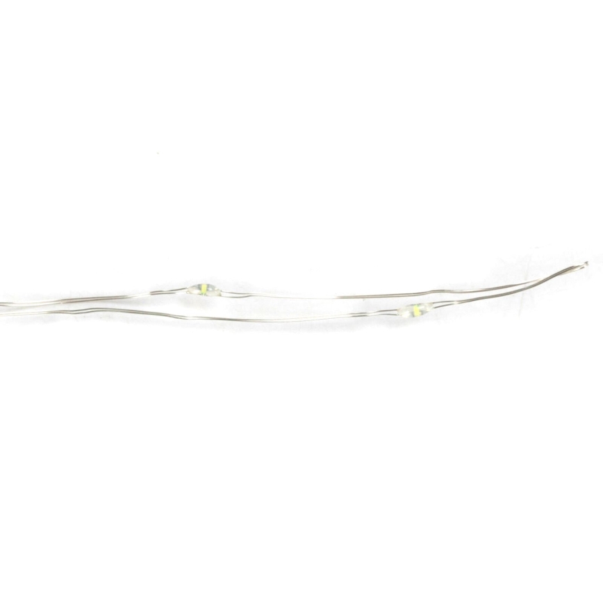 Aigostar - LED Christmas string lights 100 LEDs / 3xAA 10.3m cool white